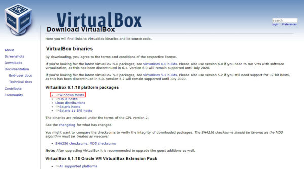 VirtualBox6.1.18